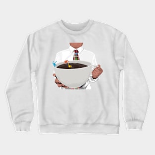 KeithHaring coffee Crewneck Sweatshirt